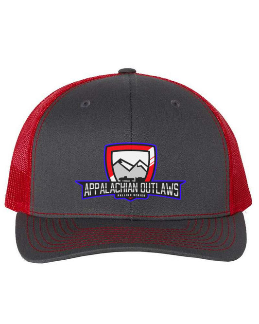 Appalachian Outlaws Pulling Series Trucker Cap - Red